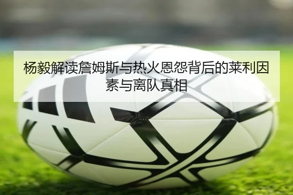 杨毅解读詹姆斯与热火恩怨背后的莱利因素与离队真相